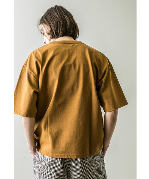 MONKEY TIME（モンキータイム）の「＜monkey time＞ 21TENJIKU CROPPED 1P TEE/クロップドTシャツ（Tシャツ/カットソー・メンズ・ブラウン/ホワイト/ブラック/オリーブ・S/M/XL/L）」の8枚目の写真