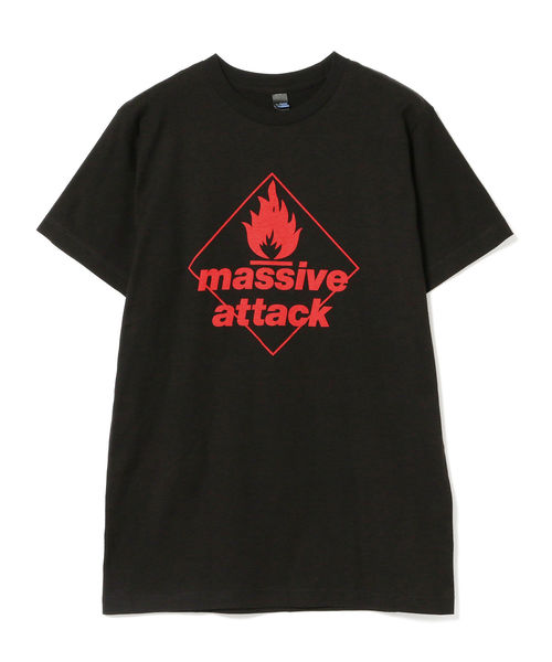 BEAMS(ビームス)の「Massive Attack / Blue Lines Tシャツ(Tシャツ/カットソー・メンズ・ブラック・SMALL/MEDIUM/LARGE)」の2枚目の写真