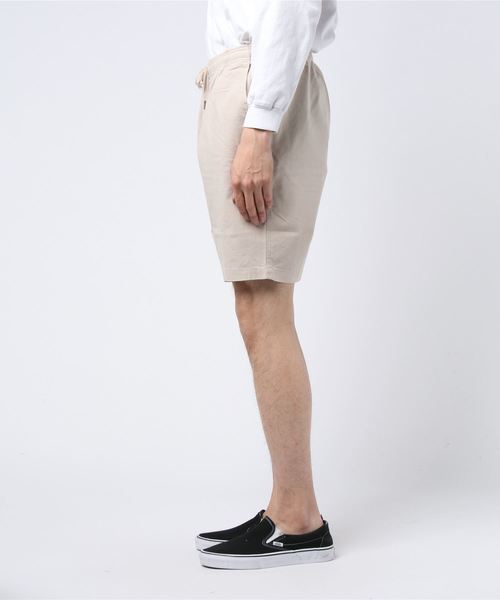 おしゃれスタ（オシャレスタ）の「コットンリネンショートパンツ(BG)（その他パンツ・メンズ・ホワイト/ブラック/ベージュ/カーキ/ネイビー・M/L）」の6枚目の写真