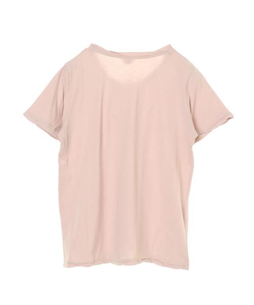 AMERICAN HOLIC(アメリカンホリック)の「12col.ねじり強撚カットプルオーバー*(Tシャツ/カットソー・レディース・オフホワイト/ブラック/キャメル/ミント/カーキ/モカ/杢グレー/グレー系その他/ベージュ/ライトピンク/チャコールグレー/ネイビー・L/M/S)」の19枚目の写真