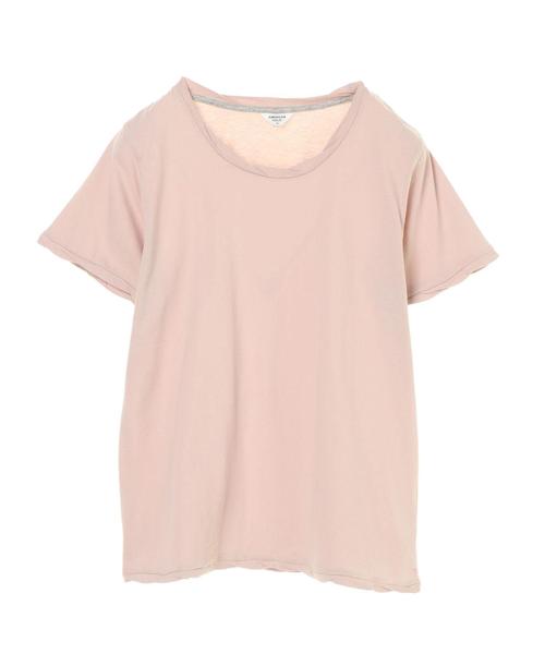 AMERICAN HOLIC(アメリカンホリック)の「12col.ねじり強撚カットプルオーバー*(Tシャツ/カットソー・レディース・オフホワイト/ブラック/キャメル/ミント/カーキ/モカ/杢グレー/グレー系その他/ベージュ/ライトピンク/チャコールグレー/ネイビー・L/M/S)」の12枚目の写真
