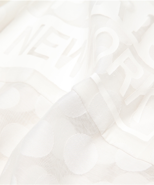 KIKKA THE DIARY OF（キッカ　ザ　ダイアリー　オブ）の「ドットオーガンジー PARIS NY トップ（Tシャツ/カットソー・レディース・ホワイト/ブラック・38）」の7枚目の写真