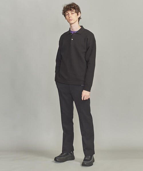 BEAUTY&YOUTH UNITED ARROWS（ビューティーアンドユースユナイテッドアローズ）の「BY バルキー ピケ ニット ポロシャツ（ポロシャツ・メンズ・ブラック/ライトピンク・XL/L/S/M）」の6枚目の写真
