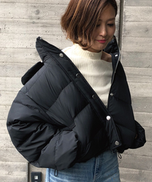 ダウン×フェザーブルゾン