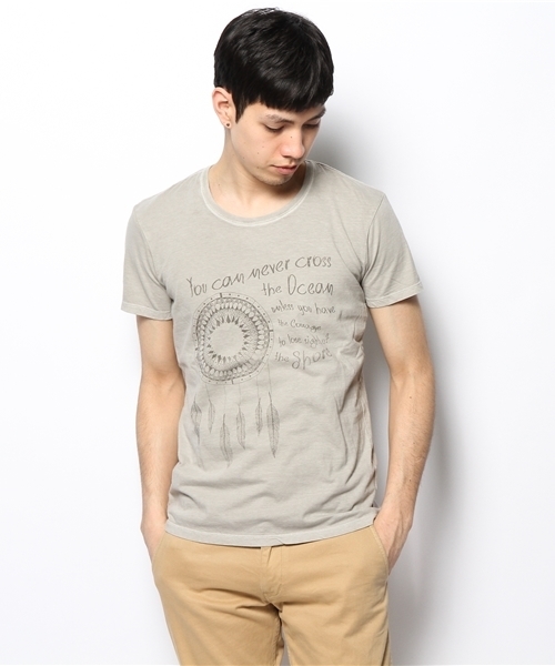 goa（ゴア）の「Cross the Ocean tee（Tシャツ/カットソー・メンズ・ホワイト/グレー/グレー系その他/ブルー系その他・FREE）」の3枚目の写真