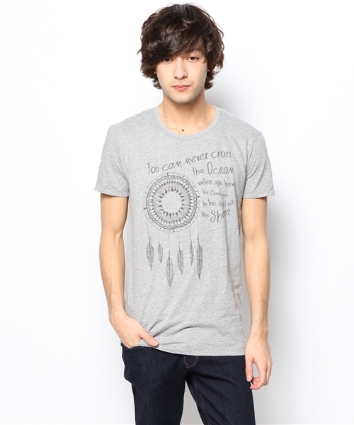 goa（ゴア）の「Cross the Ocean tee（Tシャツ/カットソー・メンズ・ホワイト/グレー/グレー系その他/ブルー系その他・FREE）」の2枚目の写真