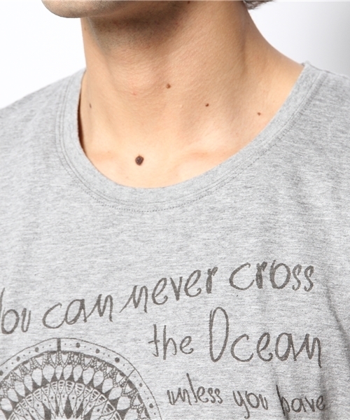 goa（ゴア）の「Cross the Ocean tee（Tシャツ/カットソー・メンズ・ホワイト/グレー/グレー系その他/ブルー系その他・FREE）」の5枚目の写真