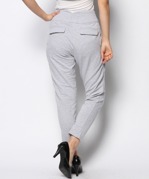 LOVE BOAT（ラブ・ボート）の「ハイウエストタックＬパンツ（その他パンツ・レディース・グレー系/ブラック系・SMALL/MEDIUM）」の9枚目の写真
