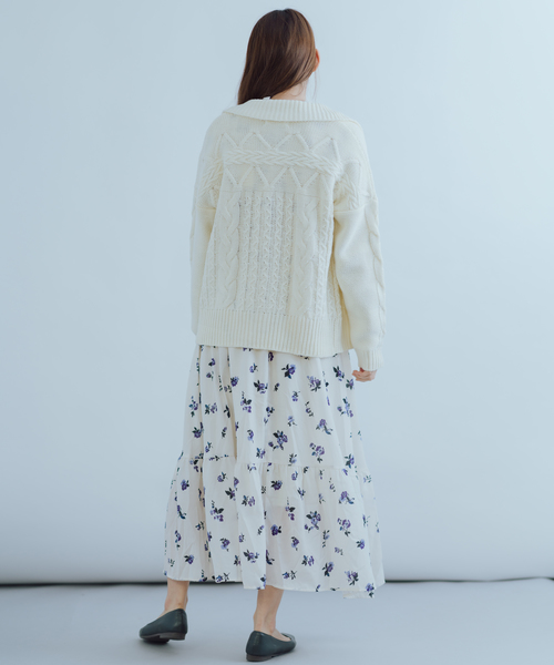 Wordtrobe（ワードトローブ）の「【wordtrobe】3GGアクリルニット 3Aタイプ カーディガン（カーディガン/ボレロ）」 - WEAR