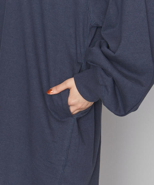 BEAUTY&YOUTH UNITED ARROWS(ビューティーアンドユースユナイテッドアローズ)の「<Americana(アメリカーナ)>ヘンリーネックワンピースΨ(その他・レディース・ベージュ/ダークグレー・FREE)」の15枚目の写真
