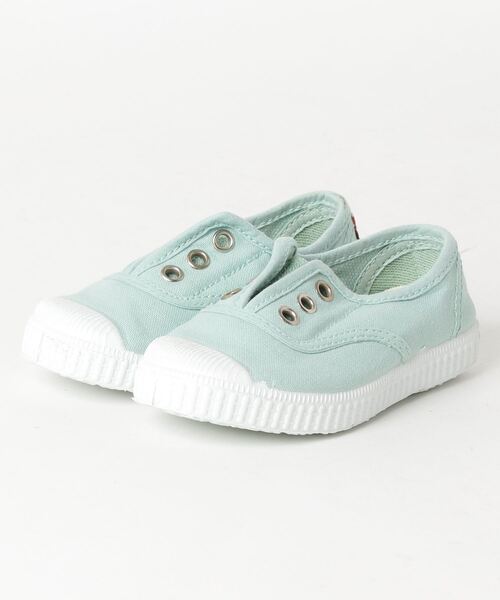 Cienta(シエンタ)の「CIENTA(スリッポン・キッズ・ラベンダー/アクア/イエロー/ライトグリーン/ミント/パープル/カーキ/ブルー/ダークグレー/レッド/ネイビー/グレー/ライトピンク/グレー系その他/フューシャピンク/スモークピンク/レモンイエロー/バーガンディー/モスグリーン/ホワイト/スカイブルー/ベージュ・23/25/28/31/32/29/30/34/22/26/18cm/15cm/16cm/17cm/19cm/27/13cm/14cm/20cm)」の10枚目の写真