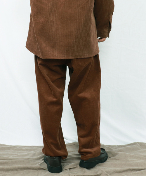 PairPair（ペアペア）の「コーデュロイワイドパンツ（その他パンツ・メンズ・ブラック/ダークブラウン・MEDIUM/LARGE）」の18枚目の写真