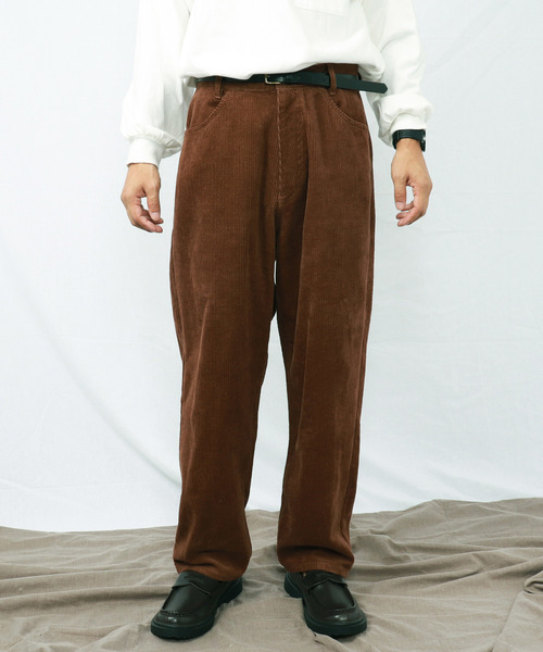 PairPair（ペアペア）の「コーデュロイワイドパンツ（その他パンツ・メンズ・ブラック/ダークブラウン・MEDIUM/LARGE）」の19枚目の写真
