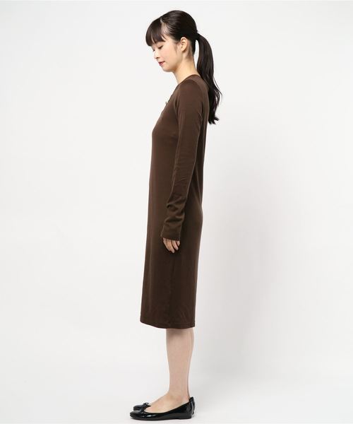 kotohayokozawa(コトハヨコザワ)の「【kotohayokozawa(コトハヨコザワ)】Asymetry dress(ワンピース・レディース・ブラック/ブラウン・FREE)」の4枚目の写真