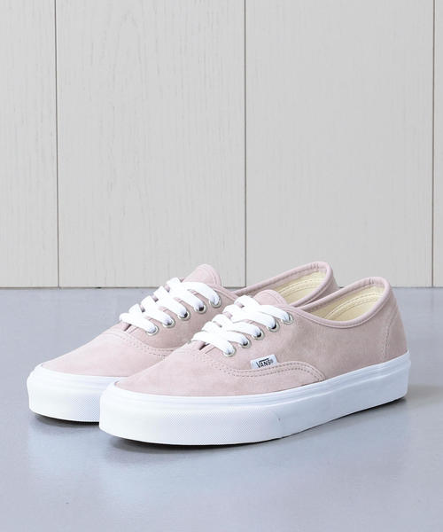 VANS（バンズ）の「＜VANS＞SUEDE AUTHENTIC/スニーカー（スニーカー・レディース・オレンジ系その他/ライトグレー・6h/5h/4h/6/5/7）」の9枚目の写真