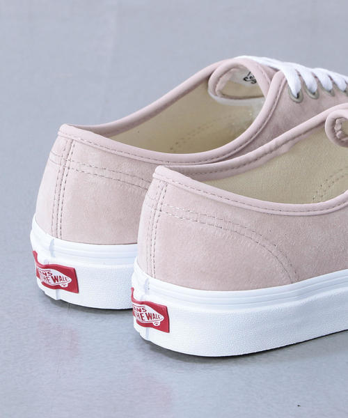 VANS（バンズ）の「＜VANS＞SUEDE AUTHENTIC/スニーカー（スニーカー・レディース・オレンジ系その他/ライトグレー・6h/5h/4h/6/5/7）」の4枚目の写真