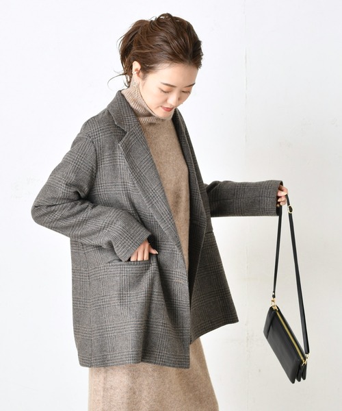 DouDou(ドゥドゥ)の「キャメルストレッチタートルワンピース(ワンピース・レディース・オフホワイト/モカ/ピンク・FREE)」の8枚目の写真