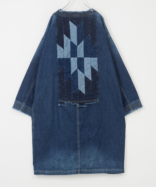 デニム ガウンコート テーラードジャケット Tobila トビラ のファッション