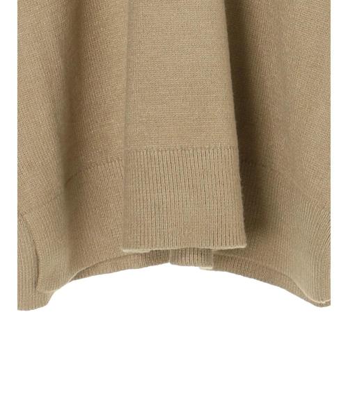 AMERICAN HOLIC（アメリカンホリック）の「太Vネックニットプルオーバー＊（ニット/セーター・レディース・ベージュ/ネイビー/カーキ/アイボリー・M/L）」の16枚目の写真