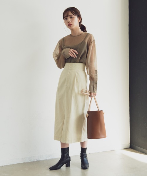 Aunt Marie's(アントマリーズ)の「AUNT MARIE'S 細コーデュロイスカート(スカート・レディース・ライトブルー/グレー/ナチュラル/ライトパープル・FREE)」の11枚目の写真