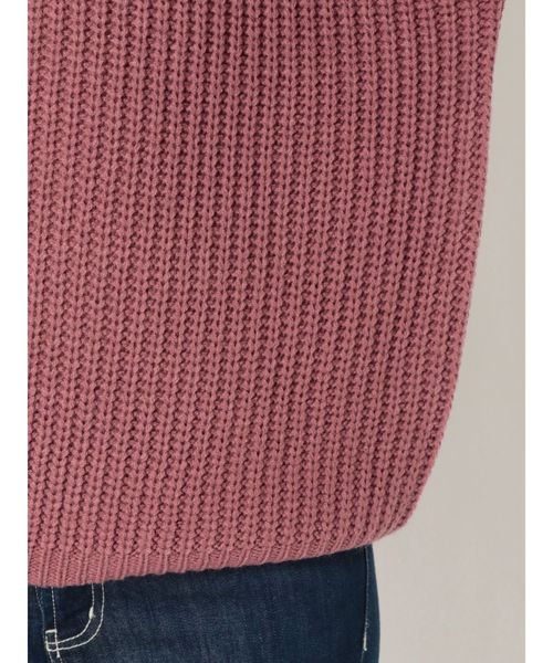 GYDA（ジェイダ）の「ケーブルショルダーニットトップス（ニット/セーター・レディース・ブラック/ベージュ/ピンク/アイボリー・FREE）」の22枚目の写真