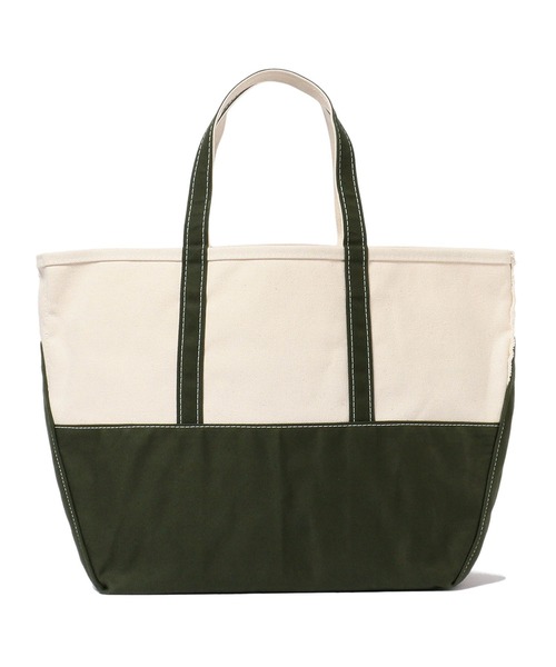 BEAMS PLUS（ビームスプラス）の「L.L.Bean × BEAMS / 別注 DEEP BOTTOM　BOAT&TOTE BAG L（トートバッグ・メンズ・ベージュ系その他/グリーン系その他・ONE SIZE）」の2枚目の写真