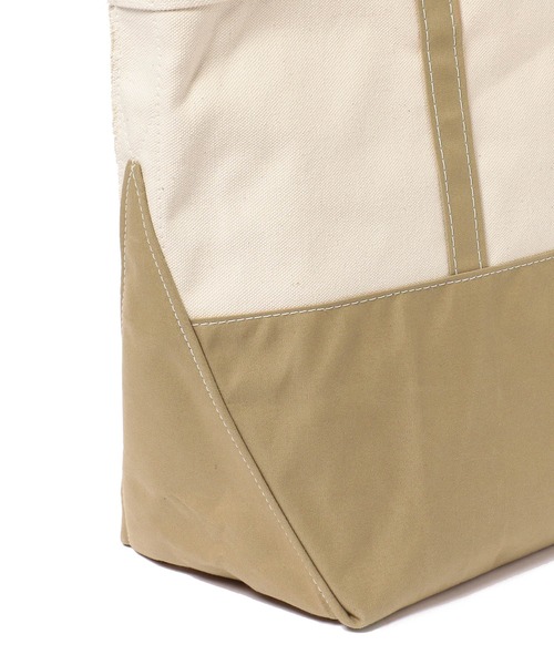 BEAMS PLUS（ビームスプラス）の「L.L.Bean × BEAMS / 別注 DEEP BOTTOM　BOAT&TOTE BAG L（トートバッグ・メンズ・ベージュ系その他/グリーン系その他・ONE SIZE）」の5枚目の写真