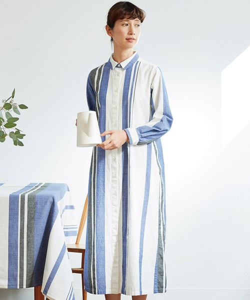 サニークラウズ ドデカいマルチストライプワンピース レディース ワンピース Sunny Clouds サニークラウズ のファッション通販 Zozotown