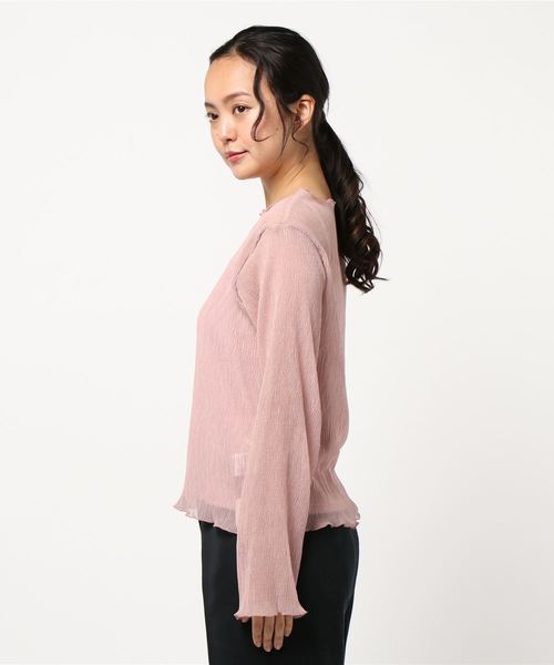archives（アルシーヴ）の「シアー楊柳プルオーバー（Tシャツ/カットソー・レディース・ブルー/ピンク/ベージュ/グリーン系その他・MEDIUM）」の6枚目の写真