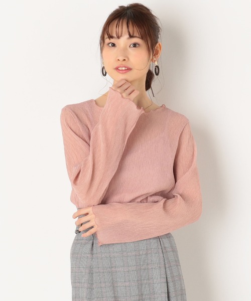 archives（アルシーヴ）の「シアー楊柳プルオーバー（Tシャツ/カットソー・レディース・ブルー/ピンク/ベージュ/グリーン系その他・MEDIUM）」の20枚目の写真