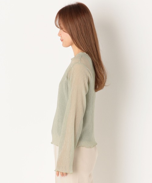 archives（アルシーヴ）の「シアー楊柳プルオーバー（Tシャツ/カットソー・レディース・ブルー/ピンク/ベージュ/グリーン系その他・MEDIUM）」の21枚目の写真