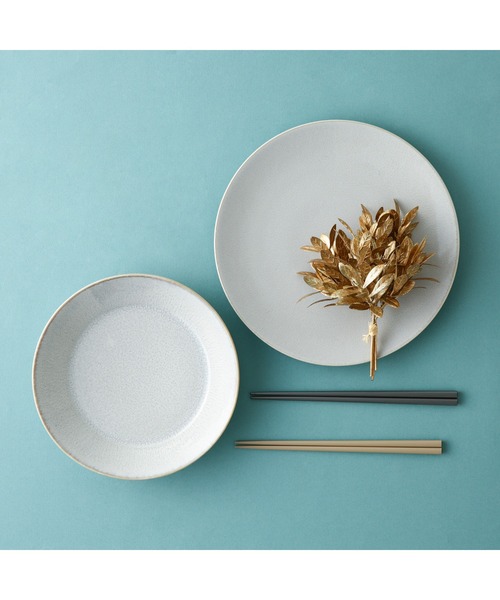 Francfranc（フランフラン）の「美濃焼 彩り 深プレート ライトグレー（食器・レディース・ライトグレー・FREE）」の6枚目の写真