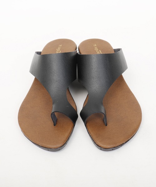 Fashion Letter（ファッションレター）の「日本製アシンメトリートングサンダル（サンダル・レディース・ブラック/シルバー/パイソン・LL/S/M/L）」の19枚目の写真