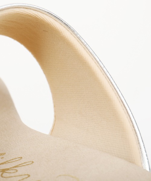 Fashion Letter（ファッションレター）の「日本製アシンメトリートングサンダル（サンダル・レディース・ブラック/シルバー/パイソン・LL/S/M/L）」の10枚目の写真