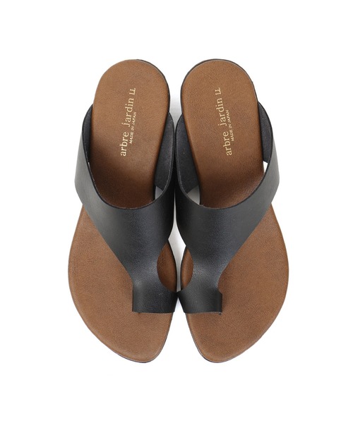 Fashion Letter（ファッションレター）の「日本製アシンメトリートングサンダル（サンダル・レディース・ブラック/シルバー/パイソン・LL/S/M/L）」の7枚目の写真