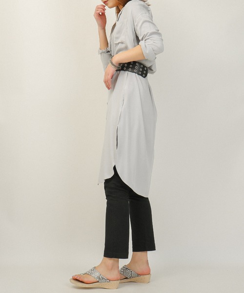 Fashion Letter（ファッションレター）の「日本製アシンメトリートングサンダル（サンダル・レディース・ブラック/シルバー/パイソン・LL/S/M/L）」の17枚目の写真