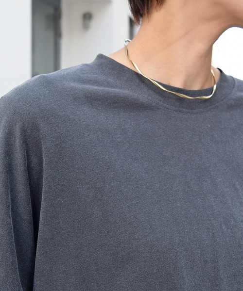 Marient（マリエント）の「ヴィンテージオーバーロンTシャツ（Tシャツ/カットソー・レディース・チャコール/ホワイト・FREE）」の10枚目の写真