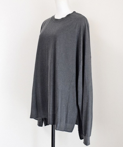 Marient（マリエント）の「ヴィンテージオーバーロンTシャツ（Tシャツ/カットソー・レディース・チャコール/ホワイト・FREE）」の14枚目の写真