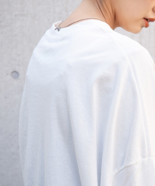 Marient（マリエント）の「ヴィンテージオーバーロンTシャツ（Tシャツ/カットソー・レディース・チャコール/ホワイト・FREE）」の12枚目の写真