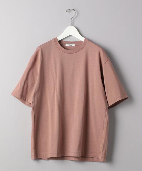 UNITED ARROWS（ユナイテッドアローズ）の「＜UNITED ARROWS＞ ハイカウント コットン Tシャツ（Tシャツ/カットソー・メンズ・ホワイト/ピンク/ライム/ブラック/クリーム/ライラック・LARGE/SMALL/X-LARGE/MEDIUM）」の15枚目の写真