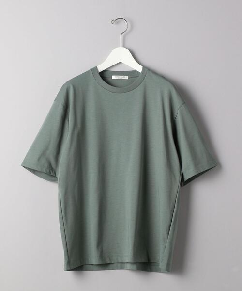UNITED ARROWS（ユナイテッドアローズ）の「＜UNITED ARROWS＞ ハイカウント コットン Tシャツ（Tシャツ/カットソー・メンズ・ホワイト/ピンク/ライム/ブラック/クリーム/ライラック・LARGE/SMALL/X-LARGE/MEDIUM）」の17枚目の写真