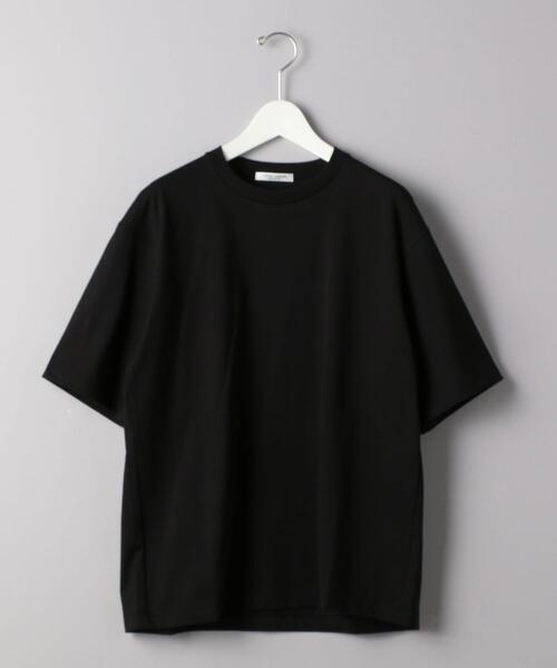 UNITED ARROWS（ユナイテッドアローズ）の「＜UNITED ARROWS＞ ハイカウント コットン Tシャツ（Tシャツ/カットソー・メンズ・ホワイト/ピンク/ライム/ブラック/クリーム/ライラック・LARGE/SMALL/X-LARGE/MEDIUM）」の7枚目の写真