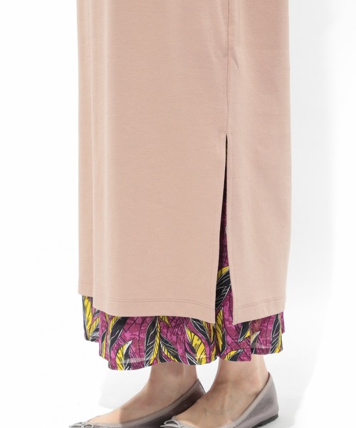 LAKOLE（ラコレ）の「スムースコットンフレンチスリーブワンピース / LAKOLE（ワンピース・レディース・ブラック/ベージュ/レッド/ライトベージュ・SMALL/MEDIUM）」の16枚目の写真