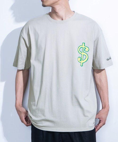 Mark Gonzales(マーク・ゴンザレス)の「Mark Gonzales/マークゴンザレス 別注オーバーサイズ グラフィックプリントTシャツ(Tシャツ/カットソー・メンズ・ホワイト/ベージュ/ブラック/グリーン/グレイッシュブルー/ベージュ系その他/ブラック系その他/グリーン系その他/ブルー系その他/ホワイト系その他/ベージュ系その他2/ブラック系その他2/グリーン系その他2/ブルー系その他2/ホワイト系その他2/ベージュ系その他3/ブラック系その他3/グリーン系その他3/ブルー系その他3/ホワイト系その他3・M/L/XL)」の12枚目の写真