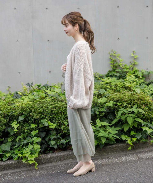 flower（フラワー）の「モヘアタッチニットカーディガン（カーディガン/ボレロ・レディース・ブラウン/アイボリー/カーキ・FREE）」の10枚目の写真