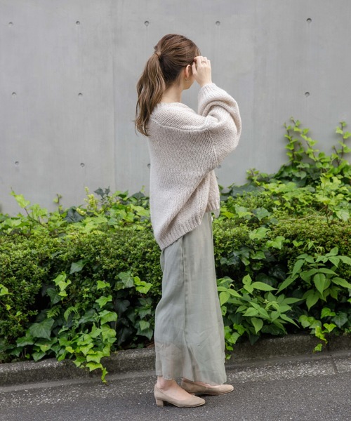 flower（フラワー）の「モヘアタッチニットカーディガン（カーディガン/ボレロ・レディース・ブラウン/アイボリー/カーキ・FREE）」の12枚目の写真