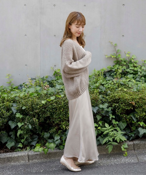 flower（フラワー）の「モヘアタッチニットカーディガン（カーディガン/ボレロ・レディース・ブラウン/アイボリー/カーキ・FREE）」の16枚目の写真