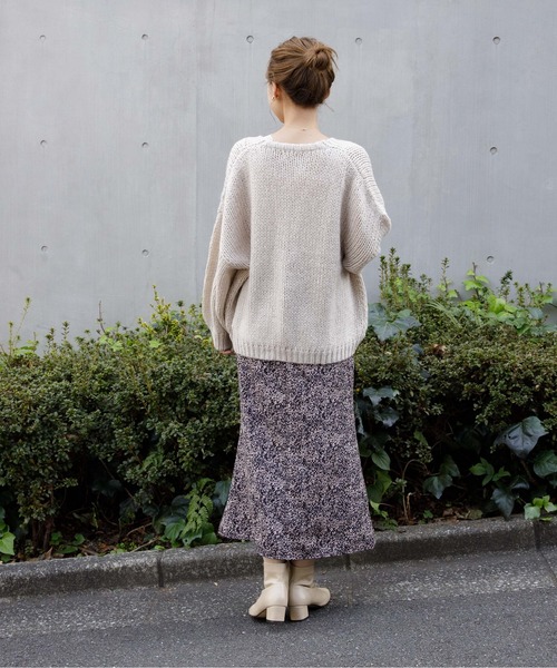 flower（フラワー）の「モヘアタッチニットカーディガン（カーディガン/ボレロ・レディース・ブラウン/アイボリー/カーキ・FREE）」の22枚目の写真