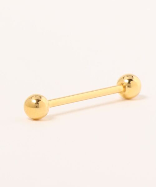 MORPH(モルフ)の「MORPH モルフ バーベルボディーピアス 14ゲージ 20mm~28mm(ピアス(片耳用)・メンズ・ゴールド・28/20/24/22/26)」の6枚目の写真