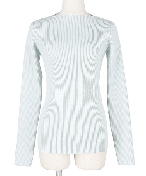 coca（coca）（コカ）の「極厚ボートネックニット（ニット/セーター・レディース・ブラック/ベージュ/アイボリー/グレー/レッド/ネイビー/パープル/ライトブルー/カーキ・ONE SIZE）」の11枚目の写真